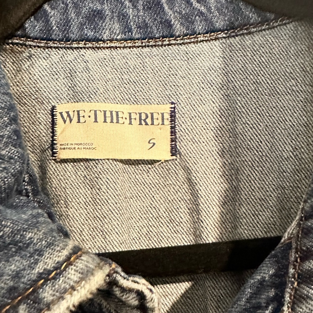We the Free Marci Denim Jumpsuit small - Picture 3 of 4